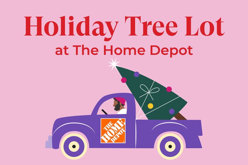 Holiday Tree Lot at The Home Depot Tustin