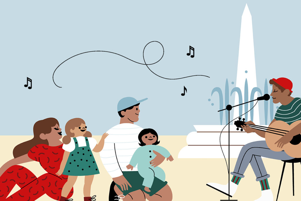 Starry Nights Performance at Fashion Island