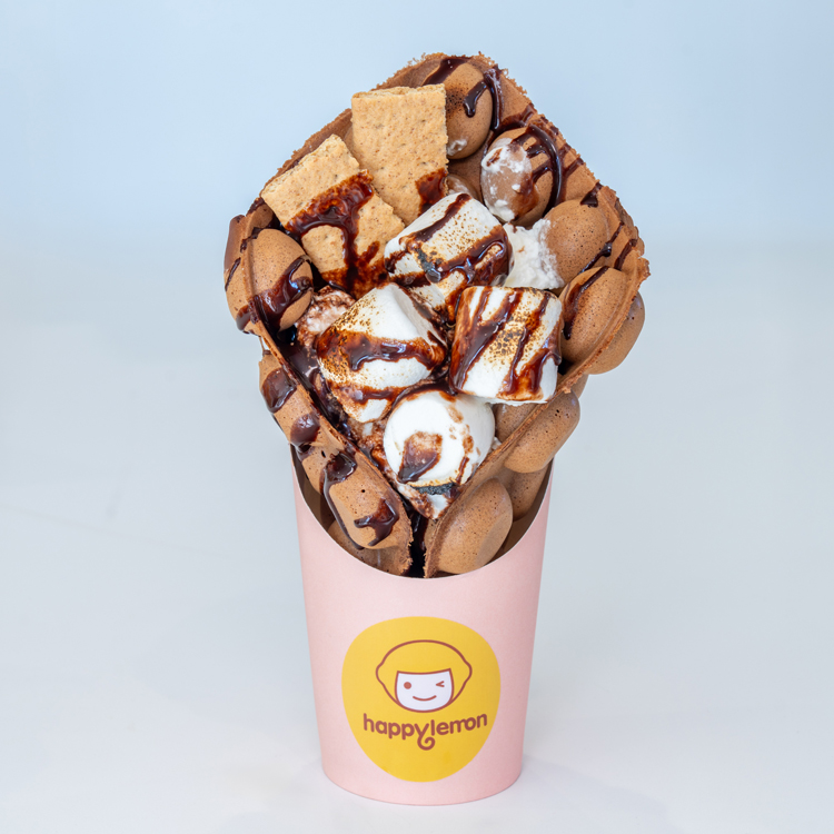 S’mores Bubble Waffle