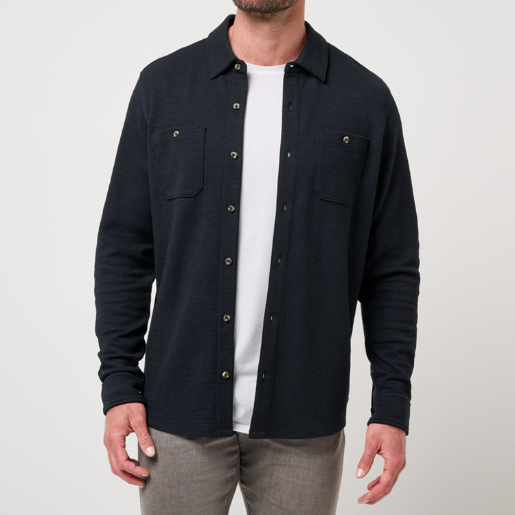 Cloud Waffle Shirt Jacket